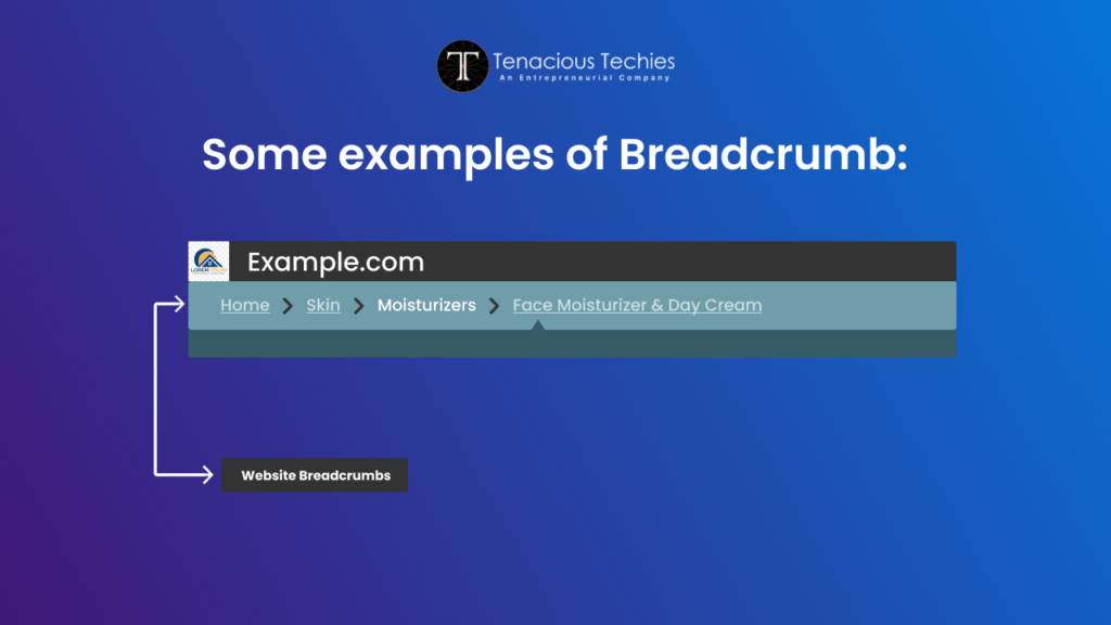 Examples Of Breadcrumbs
